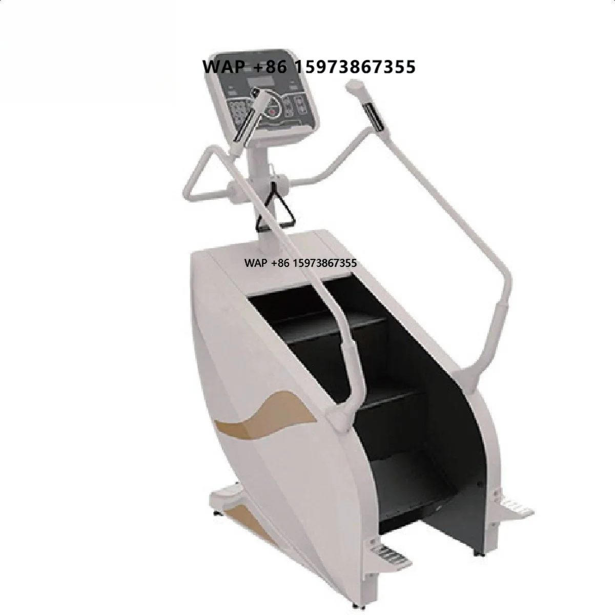 BM Stair Climber Machine with Large Console - Easy Operation, Long Sessions for Gym Members