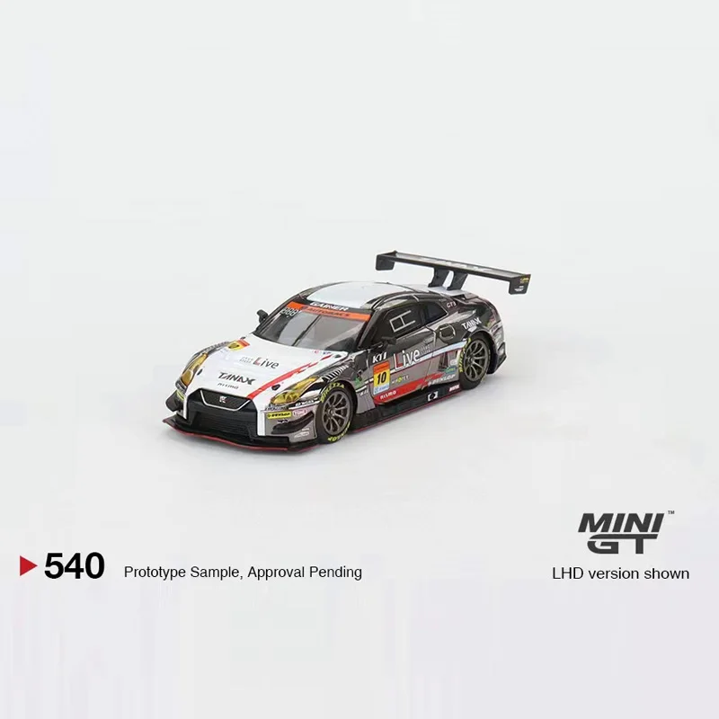 1:64 Япония ограниченная серия Nissan No. Литая миниатюрная модель из сплава NISMO 10, R35 GTR, украшение для взрослых, игрушка для мальчика, детский подарок