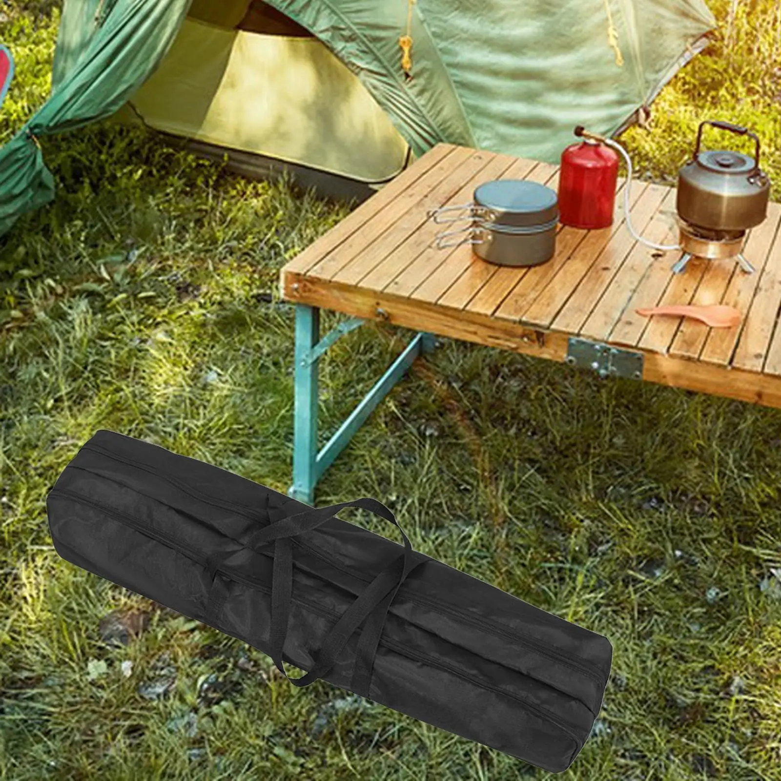 

Camping Storage Bag Apparel Holder Organizer Luggage Folding Travel Duffel Tote Bag for Camp Tarp Sports Folding Chair Tent Pegs