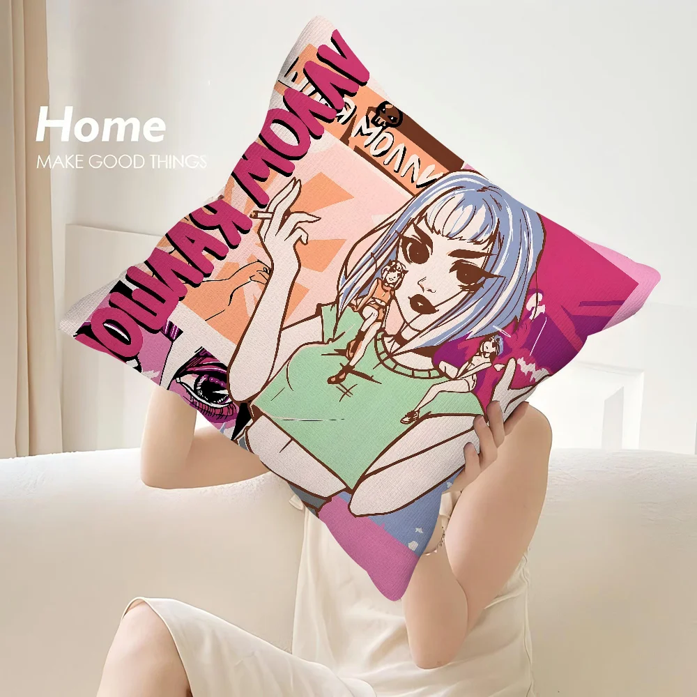 P-Poshlaya Molly Band Music Pillow Case Sofa Decorative Home Double-sided Print Plush Square Throw Pillow Covers Cushion Decor