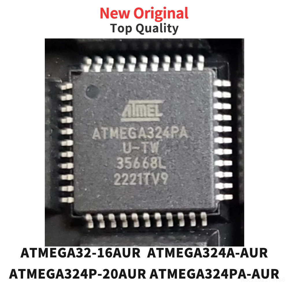 (1 Piece) ATMEGA32-16AU ATMEGA324A-AU ATMEGA324P-20AU ATMEGA324PA-AU R QFP-44 New Original