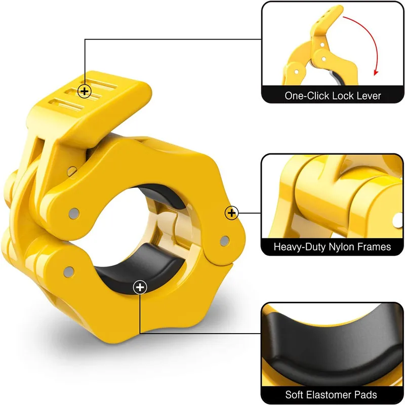 Зажим для штанги, профессиональный быстросъемный зажим для воротника, штанги, штанги 25/28/30 мм, для тяжелой атлетики