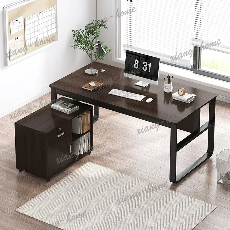 Modern Corner Desk with Storage L Shaped Student Table Laptop Office Desk with Sufficient Storage Capacity