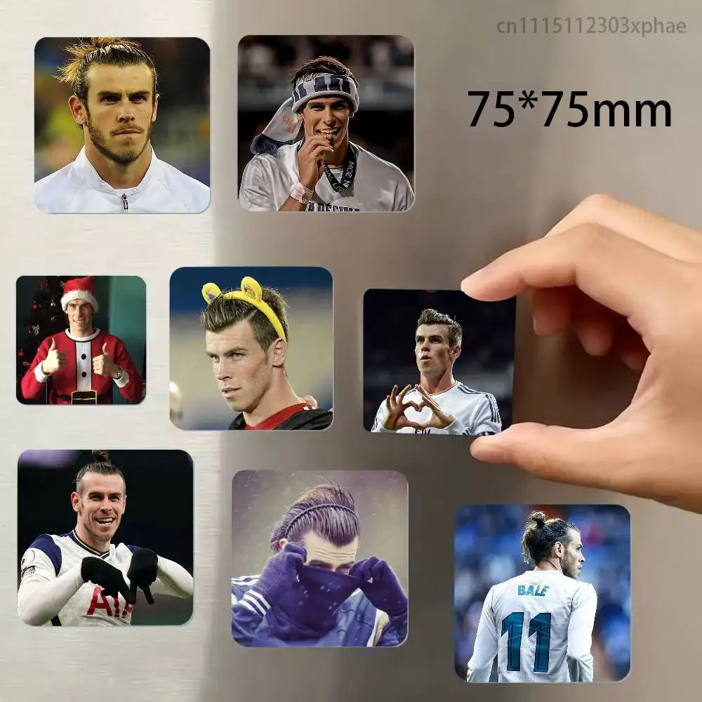G-Gareth Bale Wales Legend 11 Personalized Magnetic Durable Plastic Square Picture Surface Fridge Magnets