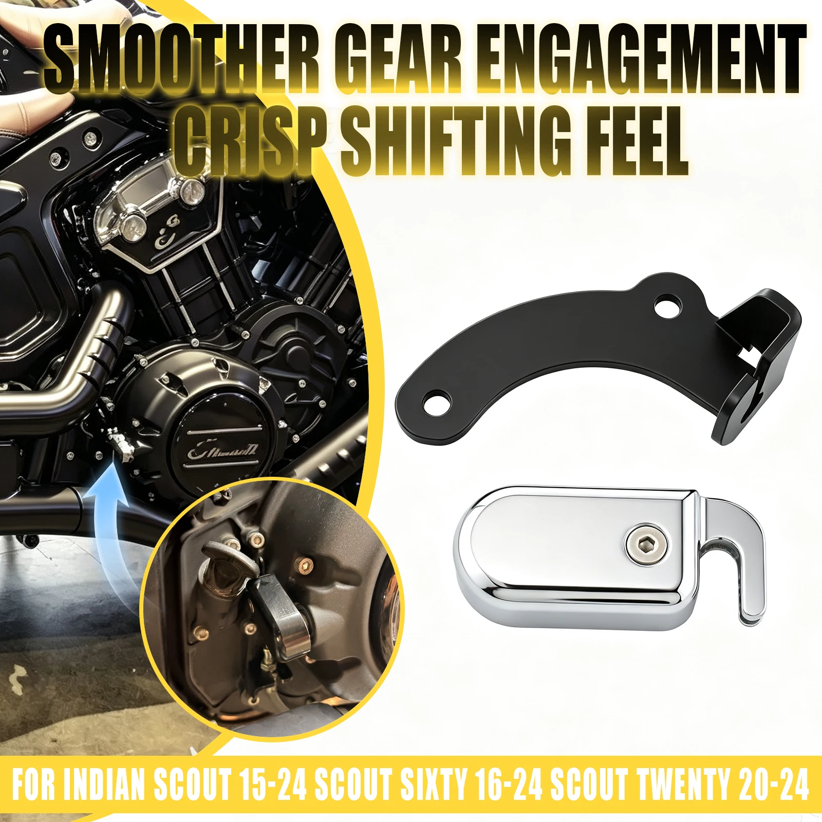For Indian Scout Bobber Sixty Rogue Twenty 2015 2016 2017-2024 Motorcycle Power Clutch Motor Power-Clutch Easy Pull Clutch Kit