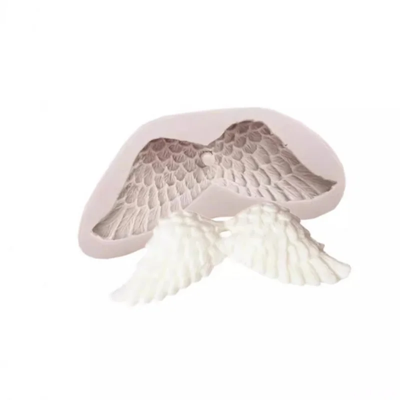 Angel Wings Silicone Chocolate Cake Fondant Mold Decorations DIY Aromatherapy Plaster