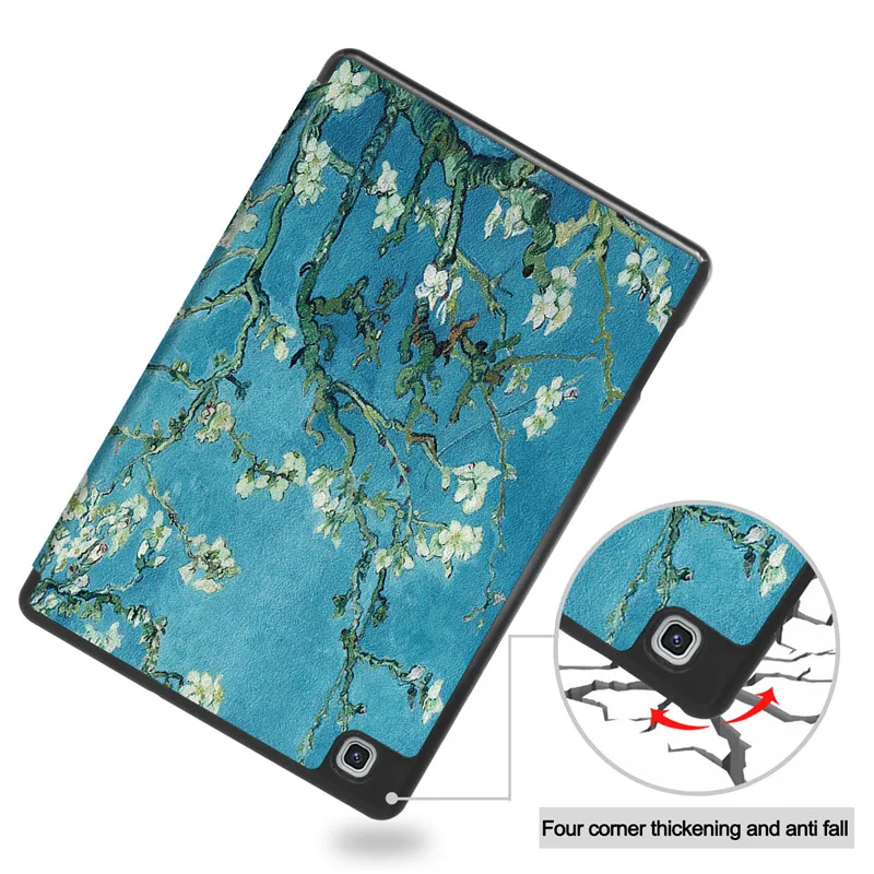 2024 2020 2022 per Galaxy Tab S6 Lite custodia con portapenne Cover Tri-Fold per Funda Samsung Galaxy Tab S6 Lite 10.4 S Pen Case