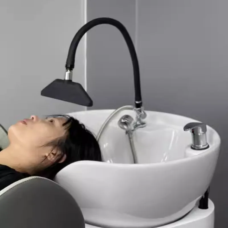 

Water Circulation Mobile Head Therapy Faucet Hair Salon Waterfall Shampoo Flush