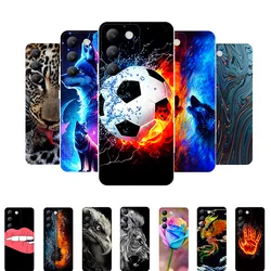 For Vivo V40 SE 5G Case Football Soft Silicone Back Case for Vivo V40 SE V40SE Phone Cover VivoV40SE etui Fundas