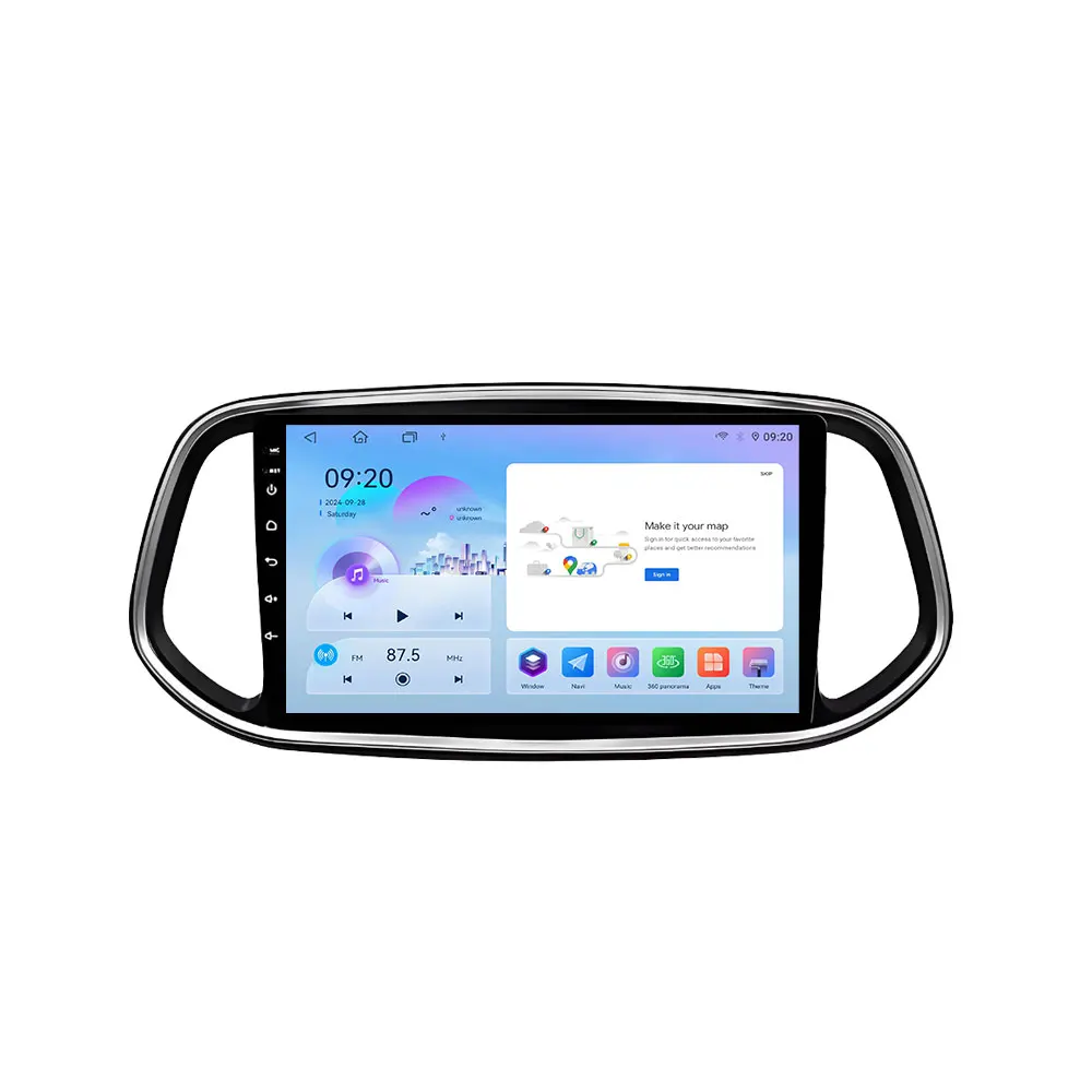 For Kia KX3 2014 - 2018 Android 16 Auto GPS Multimedia Video Player Wireless Carplay Autoradio  DVD Car Radio Touch QLED Screen