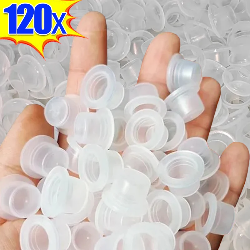 120/10PCS Faucet Sealing Gasket Leak-proof Silicone Raw Belt Washer Ring Triangle Valve Pipe Hose Prevent Dripping Leakage Plug