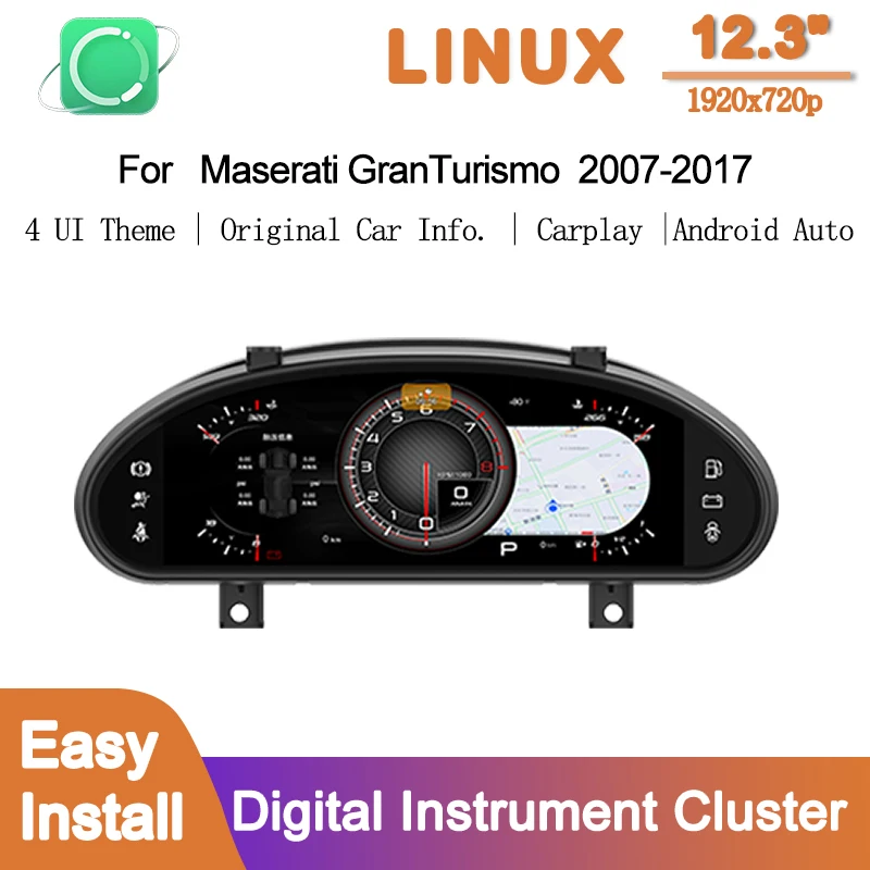 

Smart Lcd Instrument Cluster for Maserati Quattroporte 2013-2021 with Led Digital Display Technology for Smart Driving Experience