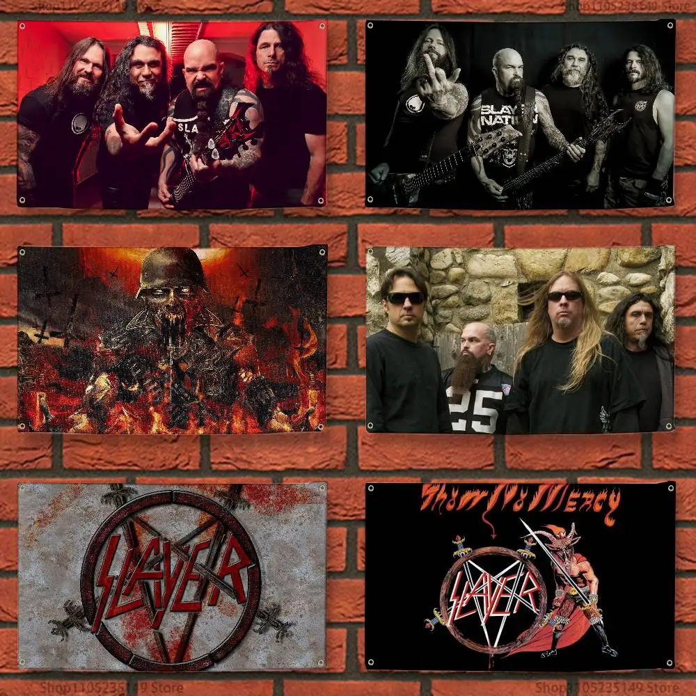 

S-Slayers Rock Band Flag Custom Flags Wall Hanging Tapestry Outdoor Decorative flag Background Blanket