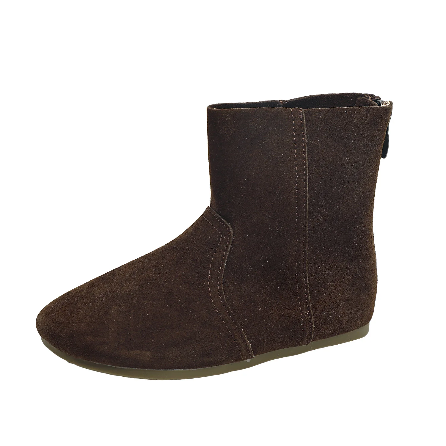 

New Autumn Children's Girls Fashionable Versatile British Style Short Boots Princess Casual Leather Boots