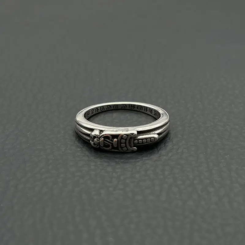 

Кольцо из стерлингового серебра 925 пробы, высококачественное ретро-узкое маленькое кольцо с мечом, европейское и американское нишевое кольцо в стиле хип-хоп, властное