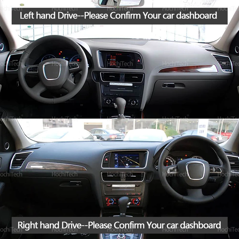 Car Dashboard Cover Avoid Light Pad Instrument Platform Cover Mat Carpet For Audi Q5 8R 2009 2010 2011 2012 2013 2014 2015 2016