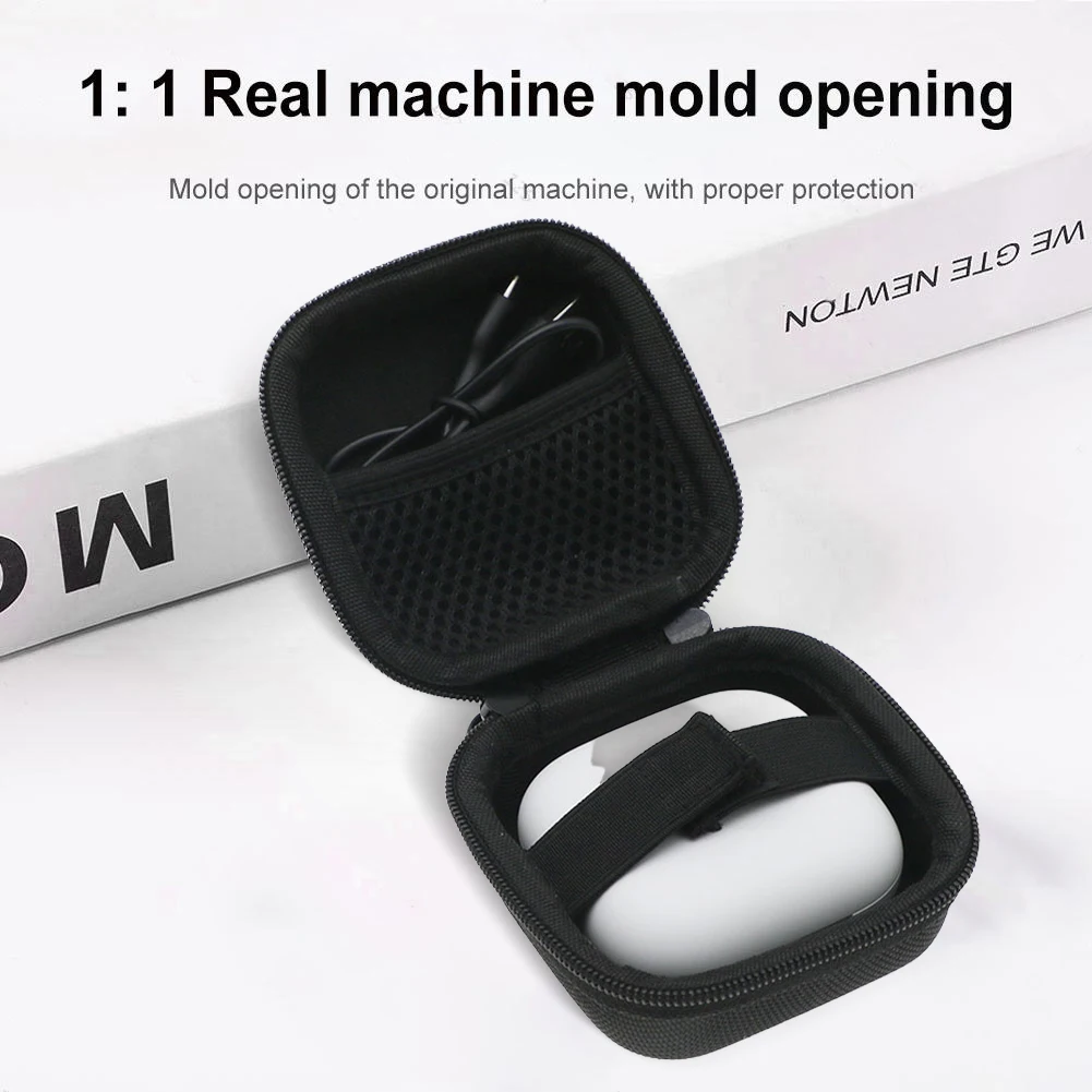 Étui de transport pour écouteurs OligMédiateur phones, fermetures à glissière anti-rayures, poudres avec poche en maille et mousqueton, sac pour écouteurs pour ensembles de sauna Shokz OpenFit Air