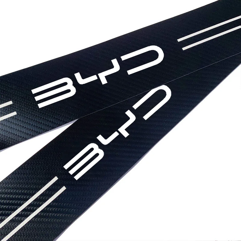 For BYD M6 G3 G5 T3 F0 F3 S6 S7 E5 E6 L3 Tang Yuan Atto3 Song Car Door Sill Anti-Wear Protector Sticker Accessories