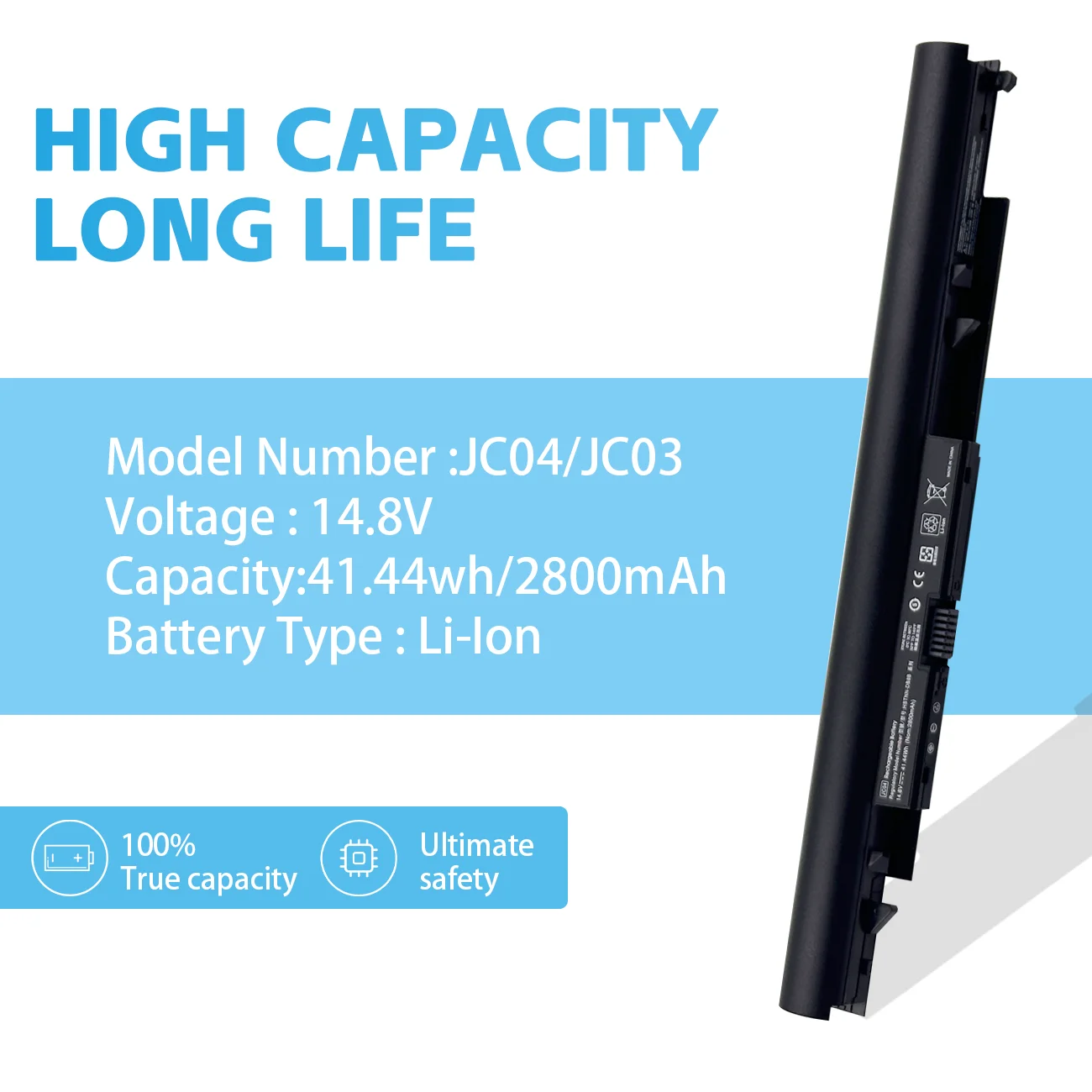 JC04 JC03 Battery for HP Pavilion Spare 919700-850 15-bs0xx 17-bs0xxx 15-bs1xx 15-bw0xx 17z-ak000 17-ak0xx 17-bs062st 17-bs020nr