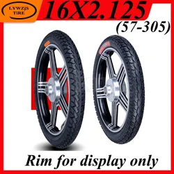 16x2.125 Tire for Electric Bicycle Motorcycle E-bike 16 Inch CST Inner Outer Tube 57-305 Explosion Proof Wear Resistant Tyre