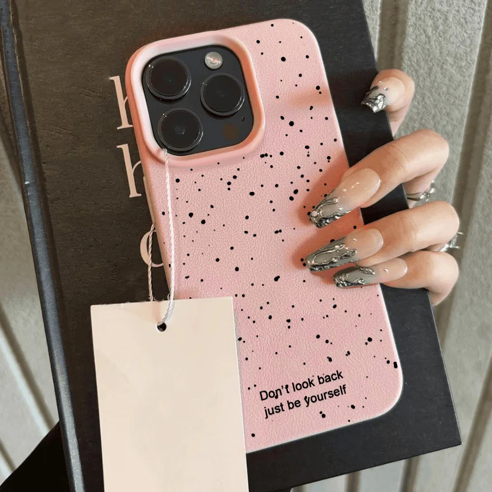 INS Polka Dot Phone Case For iPhone 13 Case iPhone 15 16 14 11 12 17 Pro Max 17 Air Candy Color Lichee Pattern Silicone Cover - náhled 5