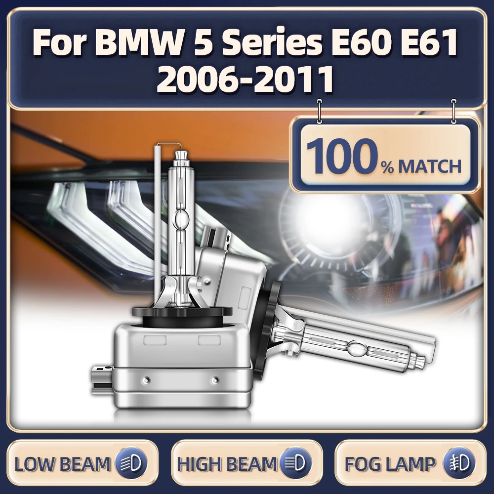 

Ксеноновая лампа CBI HID, 12 В, 35 Вт, ксеноновая лампа D1S, ксеноновая лампа 6000K, Автомобильная лампочка для BMW 5 серии E60 E61 2006 2007 2008 2009 2010