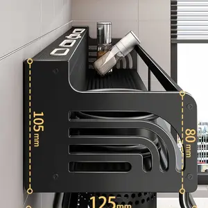 Duvara monte mutfak düzenleyici raf, Baharat depolama, Raf, bıçak tutucu, baharat, çubuk, kaşık, alet saklama En çok satılan 12, picanheira bıçağı-no. 7