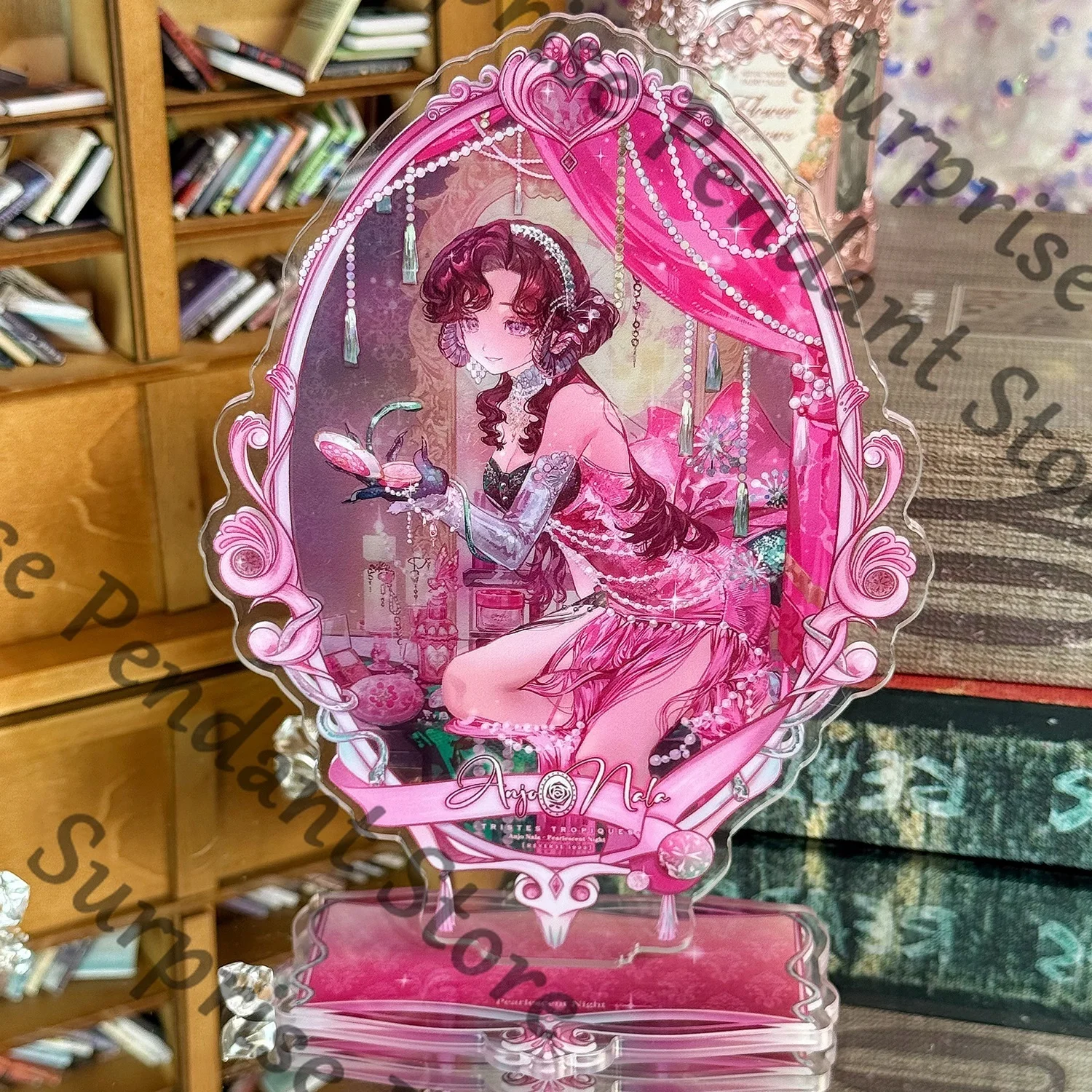 عكس: لعبة ambitus Angel Marianne de Tenebrun شارة لافتة واقفة لعام 1999، زخرفة سطح المكتب ذات مستوى عالٍ