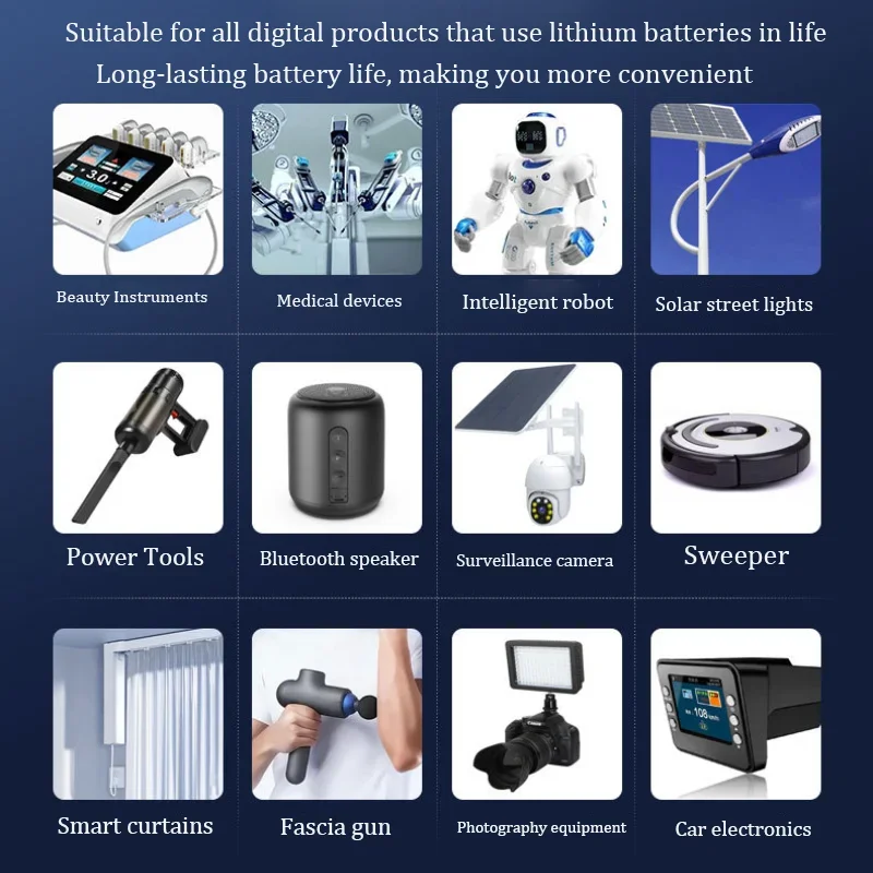 7.4 فولت 1000 مللي أمبير 14500 2S1P المدمج في BMS بطارية ليثيوم أيون قابلة للشحن لأبواب مصراع الأسطوانة ألعاب كهربائية أضواء LED