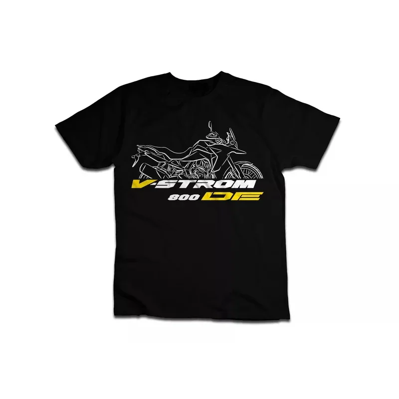 

2024 men T shirt casual Suzukis V-Strom 800 motorcycle for adventure riders T-shirt graphic summer 100% cotton S-3XL cool tee