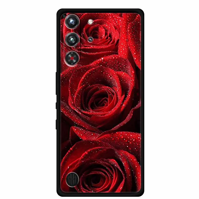 Phone Case For ZTE Nubia Red Magic 10 Pro Back Cover Case Black Silicone Soft Funda For ZTE Nubia Red Magic 10 Pro Plus Case Bag