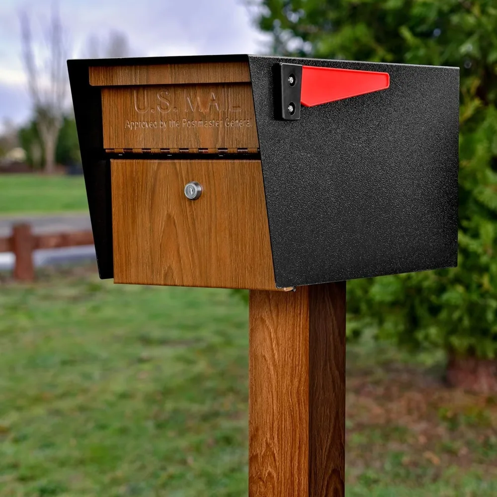 Mail Boss Curbside Mailbox and In-Ground Mounting Post