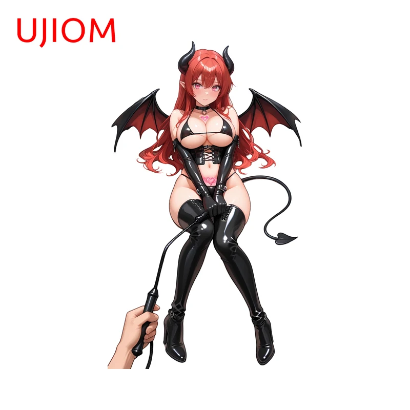 UJIOM مغر شيطان فتاة كبيرة الثدي الجدار ملصق ساحر جودة عالية منفعل صائق مناسبة لنافذة Vestibulec ديكور #2