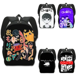 Omori Backpack for Teenager Boys Girls Children School Bags Omori Daypack Causal Shoulder Bag for Travel Laptop Backpack Bookbag