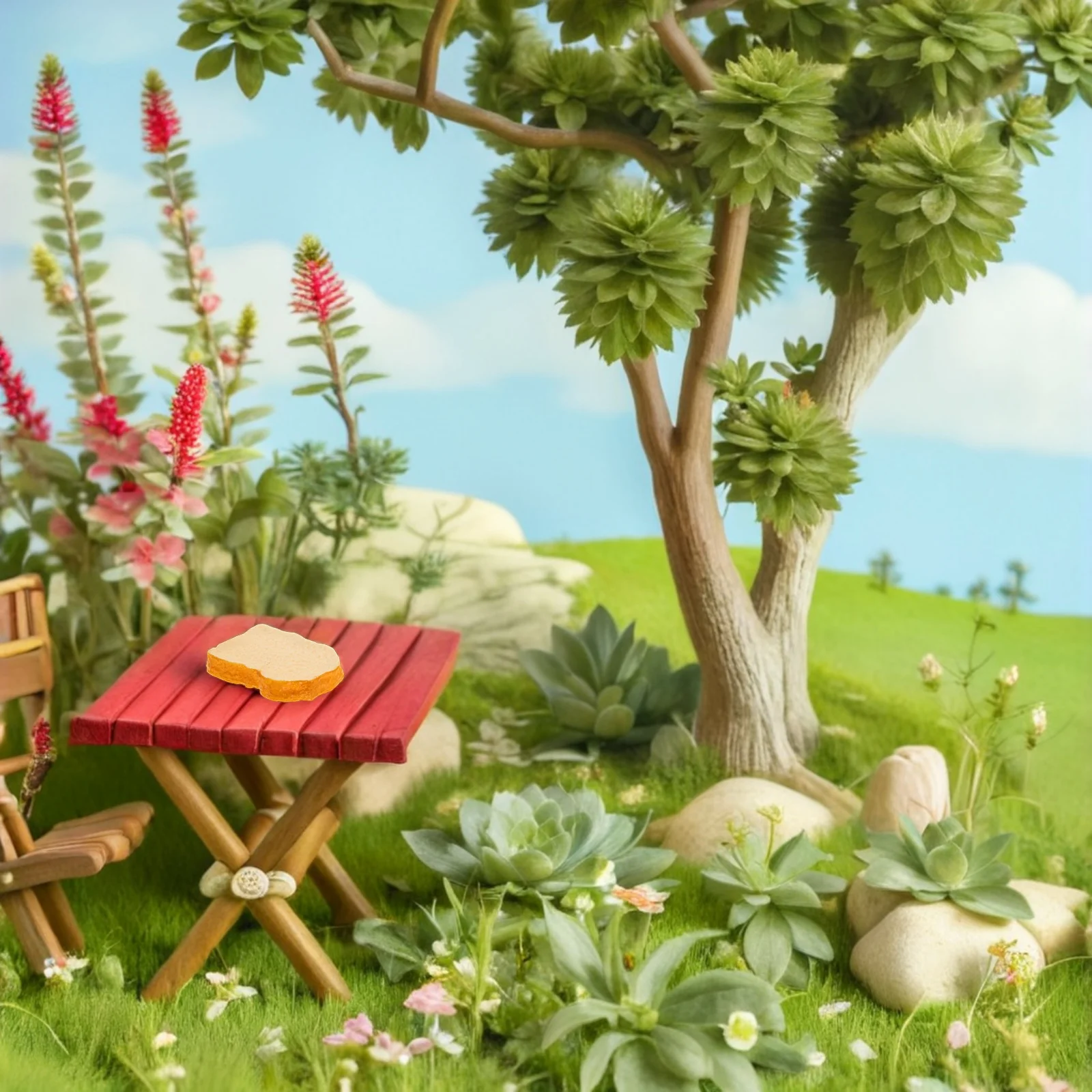 

20Pcs Realistic Fake Food Bread Slices Simulation Sliced Bread for Party Decorations and Artistic Expression Fake Realistic Food