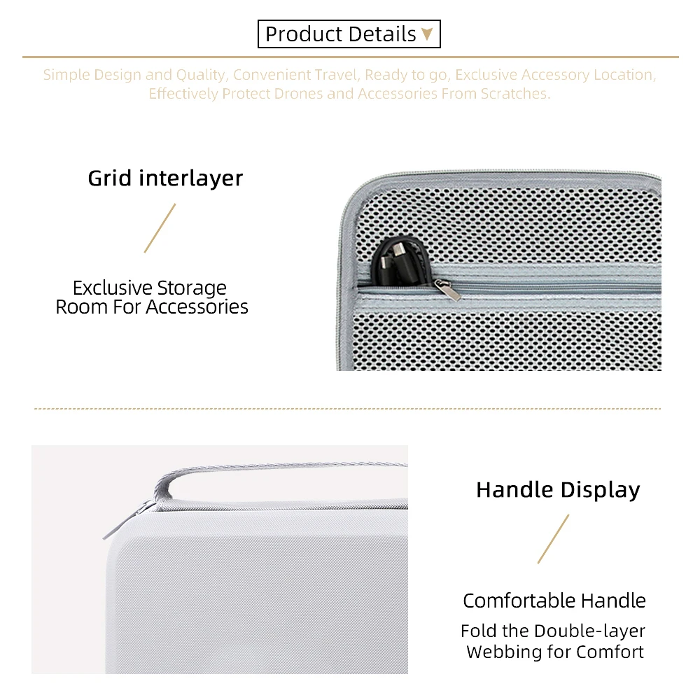 Carrying Case For Insta360 GO Ultra, Camera Storage Bag PU Hard Shel Travel Protective Cover Organizer Case for Go Ultra Camera