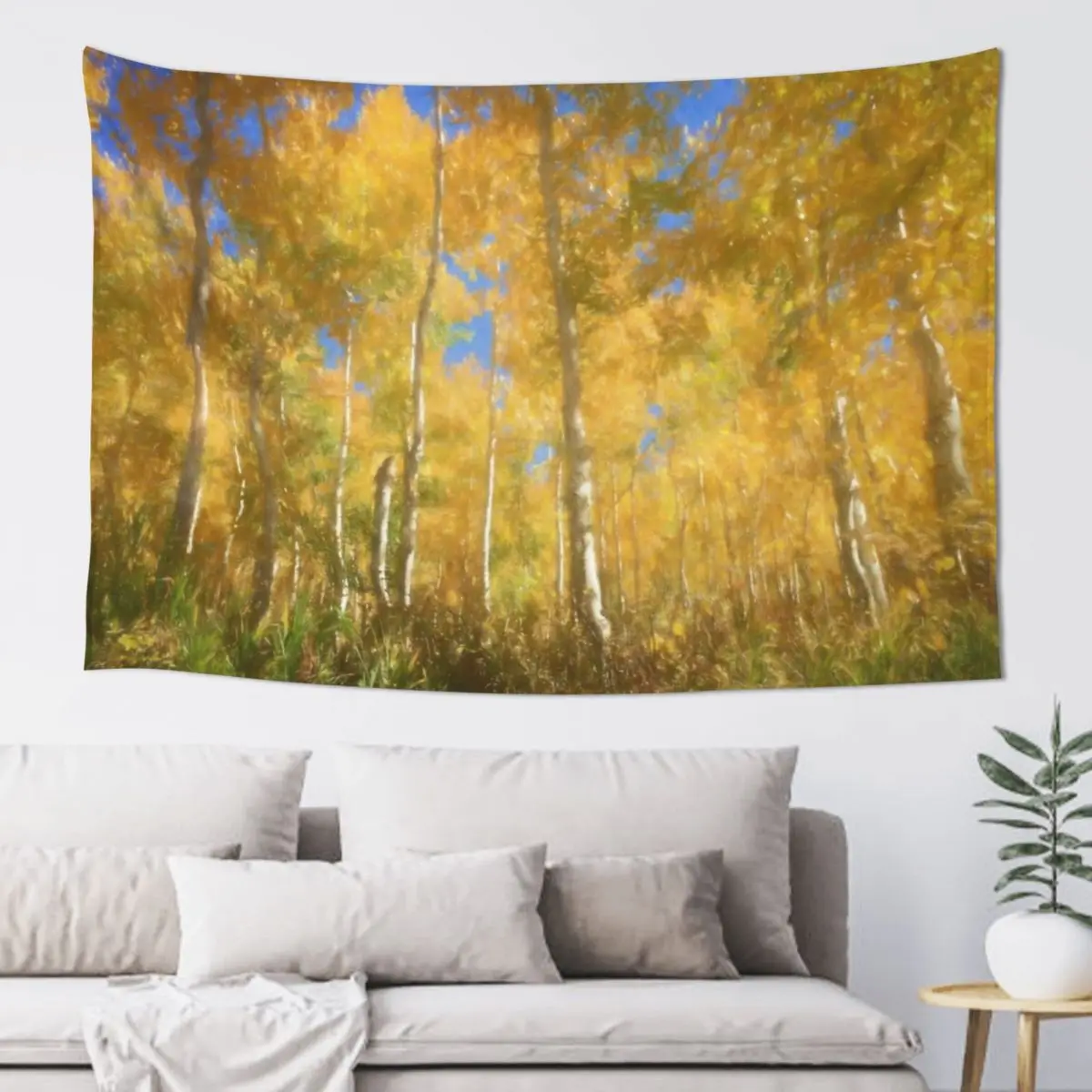 Colorado Aspens in September Tapestry Living Room Decoration Decoration For Rooms Tapestry