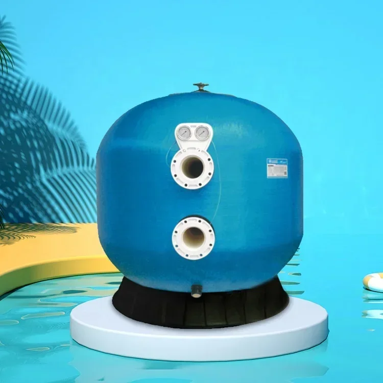 Picinas Outdoor-Schwimmbad, Glasfaser-Sandfilter mit großem Flansch