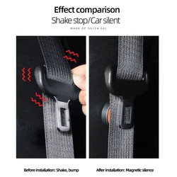 Car Seat Belt Fixing Clips Auto Seat Belt Holder Stabilizer Fastener  F For Tesla Model 3 Model X Model S Model Y accessories