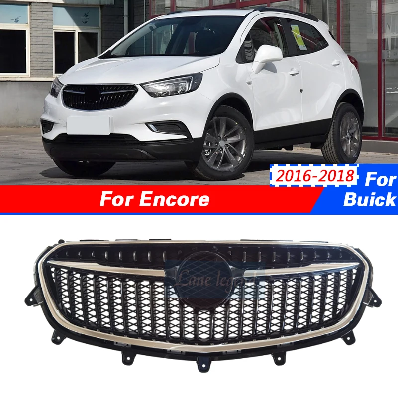 Perfect Match Front Hood Bumper Grille Racing Grill For Buick Encore 2016 2017 2018 Racing Grills Car Anterior Reticulum