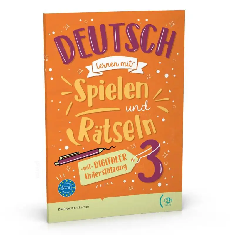 Learn German 3B1B2 Through Games And Riddles ELI Publishing Group ELI Publishing Group 9788853640444 Book