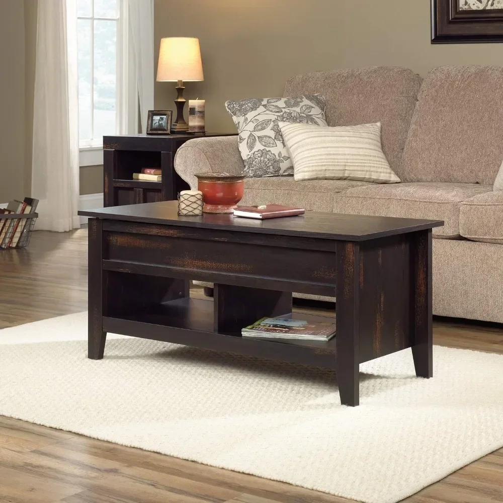 Char Lateral-Cherokee Pass Lift Top Coffee Table, Lounge Center Table Side, Lounge Side Furniture
