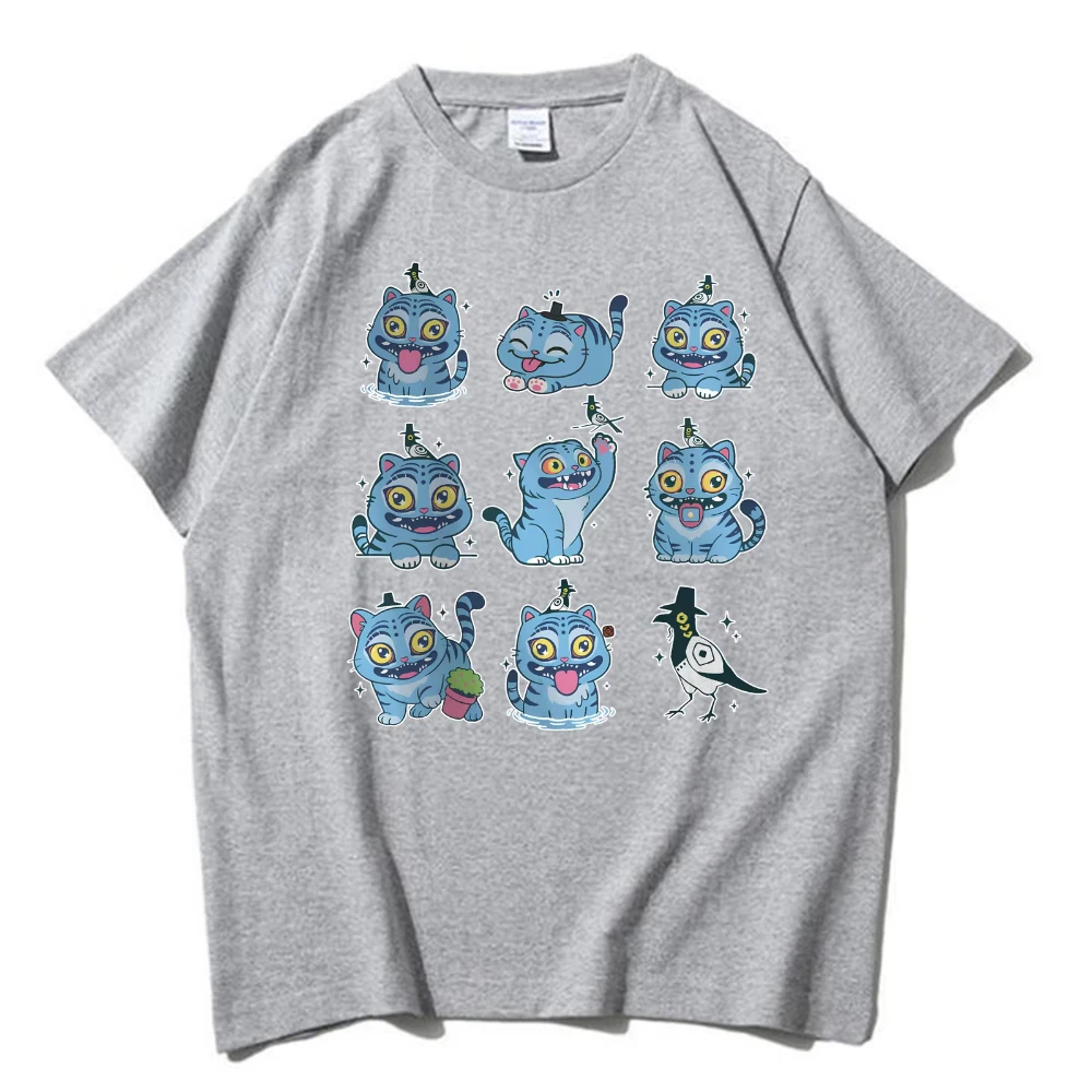 Moda Nuova Vendita Calda Carino Kpop Demone Hunter Tigre Cotone T-Shirt Femminile Harajuku O-Collo Casual Donna Uomo T-Shirt Magliette e camicette