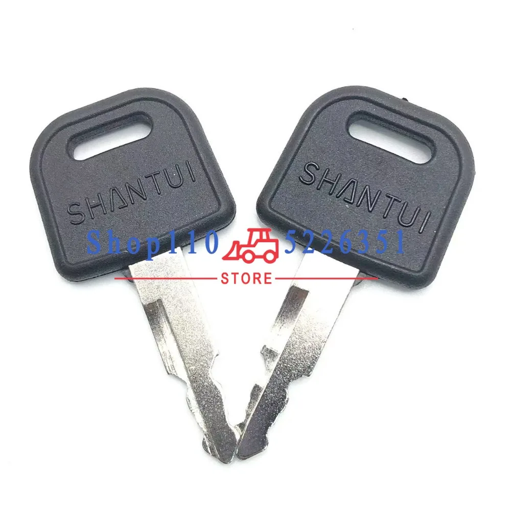 For Shantui 60 75 85 135 150 215 Excavator key Start door lock New ignition key,10/5/3/2/1piece