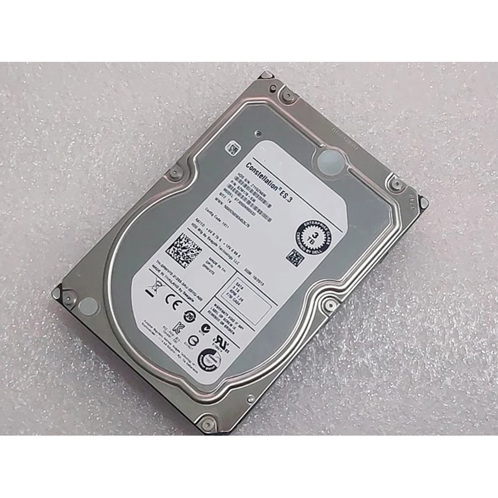 3TB For Dell  SATA 7200 RWV72 3T 0RWV72 ST3000NM0033 Server Hard Disk