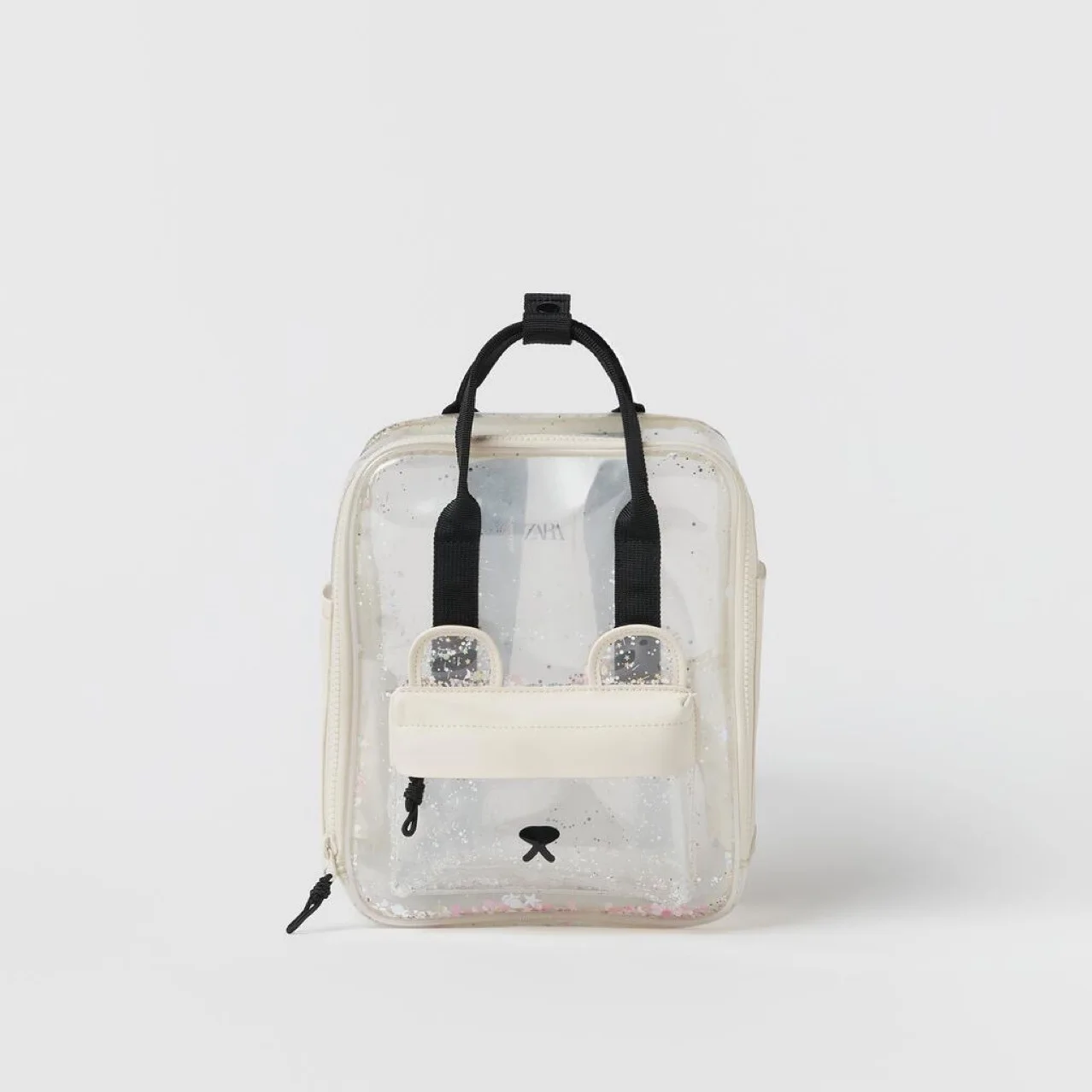 Mochila transparente con forma de perro para niños, bolso escolar de dos hombros, informal, nuevo diseño, a la moda