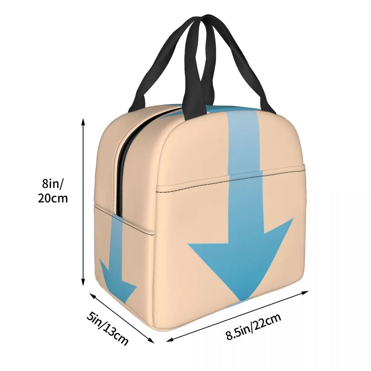 Avatar Aang Arrow Lunch Bag Waterproof Insulated Oxford Cooler Bag Cartoon Last Airbender Thermal Picnic Tote