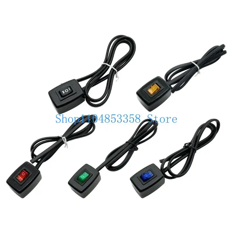 652F Weatherproof Motorcycle Control Switches Quick Install Illuminated LED Design Universal For Bikes And Electric Scooters
