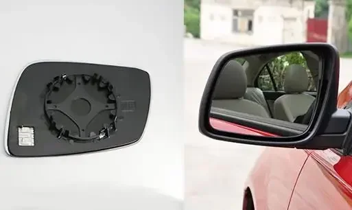 1 Pcs LHD Rear View Mirror Glass for Lancer 2013-2020 7632C383 Rear Mirror Lens with Heat for EVO 2007-2012 7632A633
