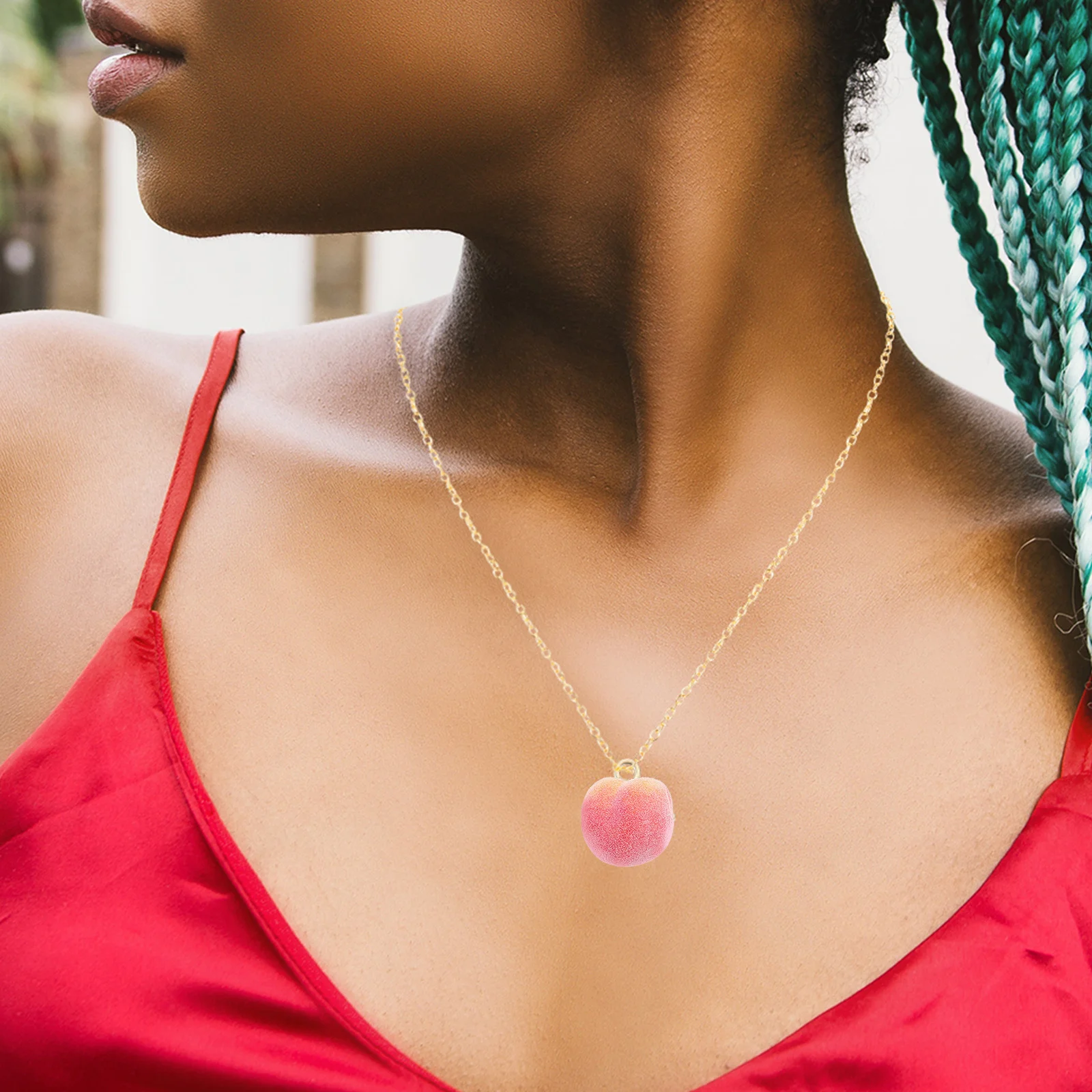 

10 шт. изысканный кулон в виде персика, подвески, сделай сам, ювелирные материалы, ожерелье, браслет, аксессуары, имитация фруктов, кулон ручной работы